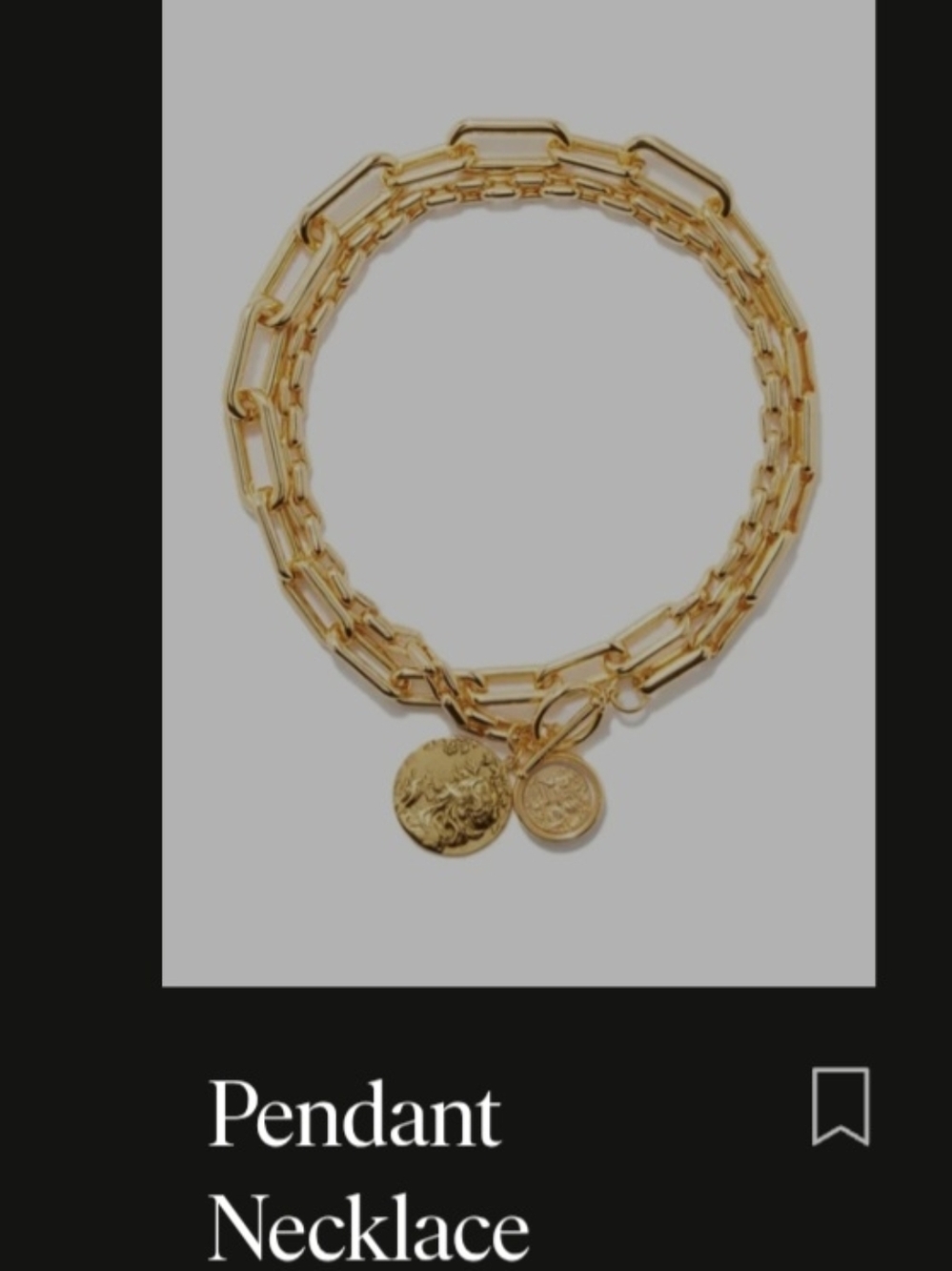 Timeless Pearly Gold Pendant Charm Chain Necklace